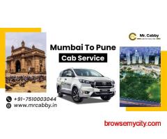 Book Mr. Cabby Mumbai to Pune Cabs | Honest Fares & Comfort