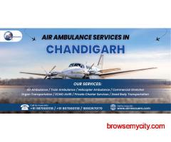 Air Ambulance Service in Chandigarh with Complete Patient Care