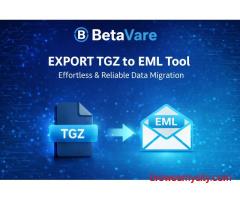 BetaVare TGZ to EML Converter for Secure and Accurate Results