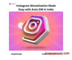 Instagram Monetization Made Easy with Auto DM in India
