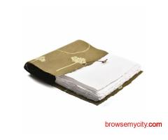 Vintage Handmade Journal with Eco-Friendly Artisan Paper
