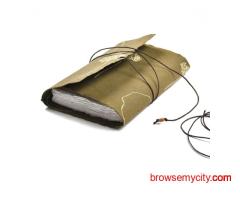 Vintage Handmade Journal with Eco-Friendly Artisan Paper