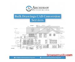 Get High-Quality Bulk Drawings CAD Conversion Services at Best Price