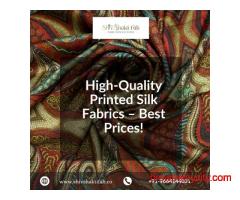 Export-Grade Silk Printed Fabrics – Order Today!