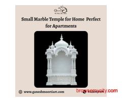 Small Marble Temple for Home – Perfect for Apartments
