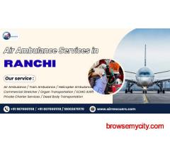 Air Ambulance Services in Ranchi – Because Critical Care
