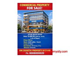 Sale of commercial property with Bank & other tenants at KPHB main road