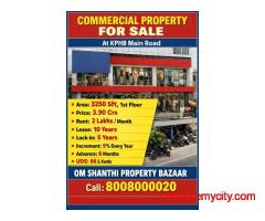 Sale of commercial property with training institute& other tenants at KPHB Main road
