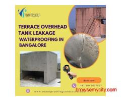 Terrace Overhead Tank Leakage Waterproofing in Bangalore