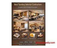 Best Turnkey Interior Contractors – Complete Interior Design & Execution