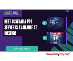 Best Australia VPS Server is Available at Hostinc