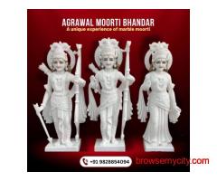 Authentic Ram Darbar Marble Murti – Call Now
