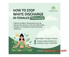 How to stop white discharge in female naturally