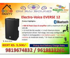 Best Speaker ELECTRO-VOICE EVERSE 12 on Rent for 26 January Flag Hoisting Ceremony