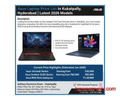 Asus Laptop Price List in Kukatpally, Hyderabad | Latest 2026 Models