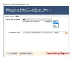 BitRecover MBOX Converter Wizard