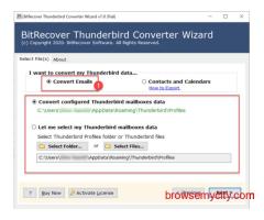 BitRecover Thunderbird Converter Wizard