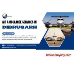 Air Ambulance Services in Dibrugarh – Immediate Response