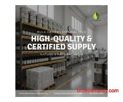 Bulk Order Essential Oils: High-Quality & Certified Supply by Nature’s Natural India