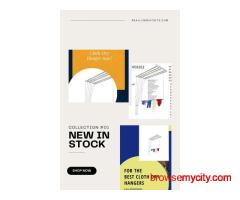 Call 09290703352 for Balcony Clothes Drying Hanger in Tellapur, Wall Mounted Cloth Stand in Madhapur