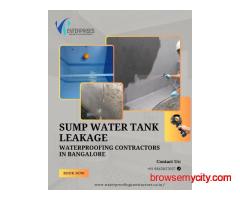 Sump Water Tank Leakage Waterproofing contractors in Bangalore