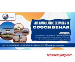 Air Ambulance Services in Cooch Behar – Swift Patient Evacuation