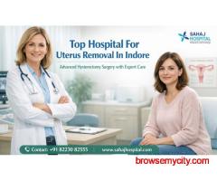 Top Hospital For Uterus Removal In Indore - Sahaj Hospital