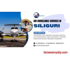 Air Ambulance Services in Siliguri to Cooch Behar – Critical Care Wings
