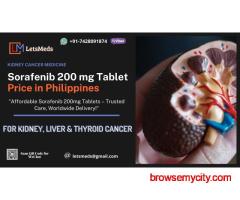 Sorafenib 200 mg Tablet Cost Online Makati