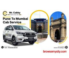 Pune to Mumbai Cab Service – Comfortable and Affordable Rides