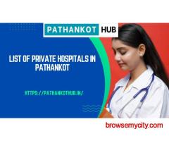 Hospitals in Pathankot – Pathankot Hub