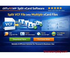 Professional VCF Split Utility for Contact Management