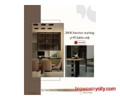 New Flat Owners? Get Complete Interior from ₹3L
