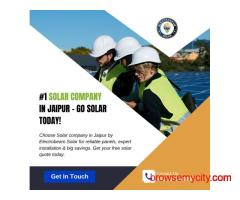 #1 Solar Company in Jaipur – Go Solar Today!