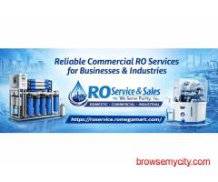 Reliable Commercial RO Services for Businesses & Industries