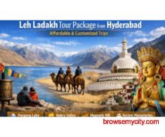 Best Leh Ladakh Tour Package from Hyderabad – Affordable & Customized Trips