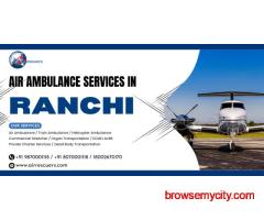 Air Ambulance Services in Ranchi – 24/7 Emergency Medical Flights
