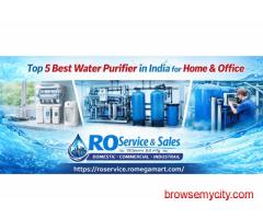 Top 5 Best Water Purifier in India for Home & Office