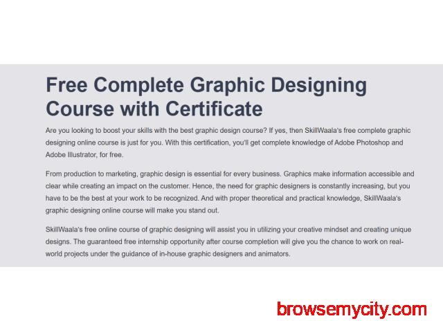 Skillwaala 100% Free Graphic Designing Course with Live Projects - 1/1
