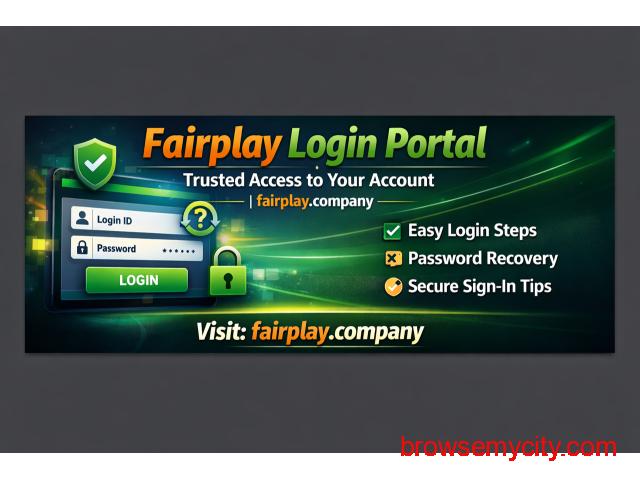 Fairplay Login Portal – Trusted Access to Your Account | fairplay.companyUse the official Fairplay l - 1/1