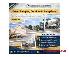 Boom Pumping Services In Bangalore | Reinvent RMC