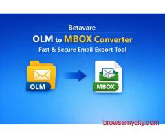 Betavare OLM to MBOX Eonverter – Fast & Secure Email Export Tool