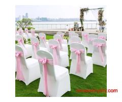 Premium Chair Cover Rental - WhiteOrchid Couture