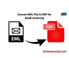Advanced Solution to Convert EML Files to PDF Safely – BLR Tools