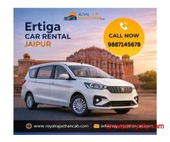Comfortable Ertiga Car Rental Jaipur for Family & Group Travel