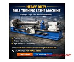 Roll Turning Lathe Machine Manufacturer in India | Heavy Duty & CNC Model
