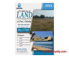 25000 Sqft Land For Sale At Maltipatpur Puri