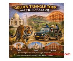 Golden Triangle Tour with Tiger Safari with Custom Tour Packages