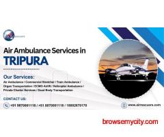 Air Ambulance Services in Tripura– Trusted Emergency Air