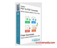 Migrate Large PST File into PDF format with Softaken